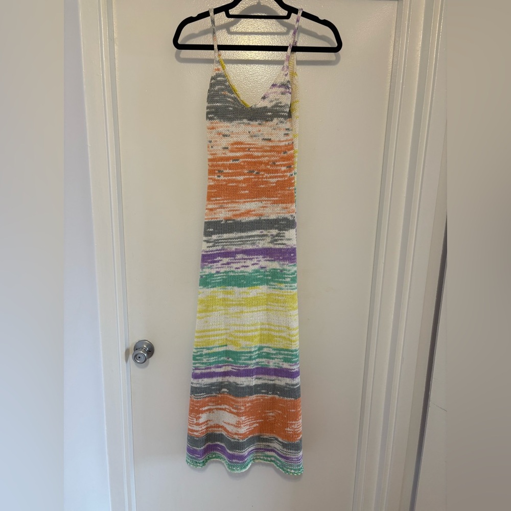 Zara Colorful Knit Dress🌈💕🫶🏻